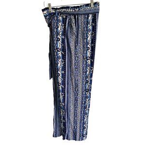 Purple & More 28 In. Aztec Print Pocket Pants Women's Medium NEW